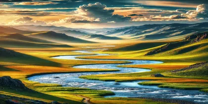 Orkhon Tal Grasebenen