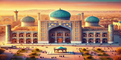 Samarkand Registan Platz